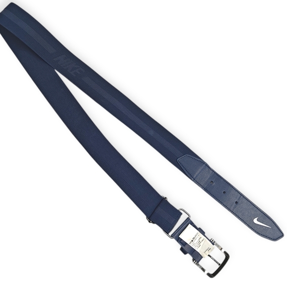 Nike Belt Blue Waistband Sport Size Adjustable Adult Baseball Belt Blue - Picture 5 of 7